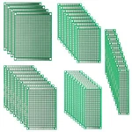 Deyue 40PCS Double-sided Prototyping Pcbs Circuit Boards Kit 5 Size Univer. Fixed Price $24.32.