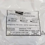 Industrial Amphenol 100109-930 C016 10D014 003 Cable Socket C16-3 Fast Ship. Fixed Price $15.00.