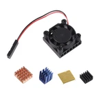 Aluminum Heat Sink Single Cooling Fan For Raspberry Pi 4/3B+/3B/2B. Fixed Price $15.03.