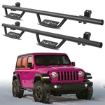 2-STAIR Running Board For 2018-2026 Jeep Wrangler Jl 4 Door Nerf Bars Side Step. Fixed Price $140.79.