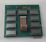 Circuit Board With 9 Lcd Dip Chip Modules. Fixed Price $49.99.