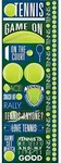 Reminisce Signature Series Cardstock Combo Stickers, 4.25 By 12-INCH, Tennis. Fixed Price $7.26.
