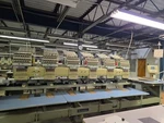 Barudan 6 Head Embroidery Machine / 15 Needle Color Year 2002 Used. Fixed Price $7900.00.