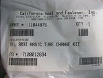 California Seal And Fastener 11044875 Tel 303I Basic Tube Change Kit. Fixed Price $135.95.