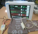 Spacelabs 90369 Color Multiparameter Patient Monitor SPO2 Ecg Ekg Nibp. Fixed Price $174.15.