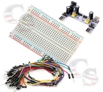 Mini Prototype Test Deck & K2 Power Supply 65 Pcs Breadboard Wire Cable. Fixed Price $7.25.