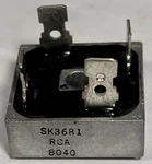 SK3681 NTE5324 Si Bridge Rectifier 400V Prv 25 Amp. Fixed Price $7.00.