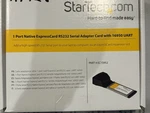 Startech EC1S952 1-PORT Native Expresscard RS232 Serial Adapter With 16950. Fixed Price $58.18.