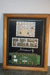 Vintage Printed Circuit Board Art. Fixed Price $95.00.