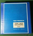 Tektronix 2465B 2467B Service Manual: 11X17 Foldouts & Hard Cover 3 Ring Binder. Fixed Price $70.00.