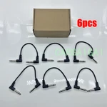 Guitar Effect Pedal Board Jumper Cable Cords Cmi 6 Packs Inch Right Angle 1/4. Fixed Price $9.80.