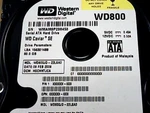Western Digital Hdd WD800JD-22LSA0 Hschntjca 80GB Sata 1 3.5. Fixed Price $59.99.