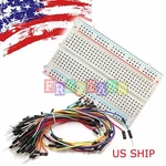 New Mini Prototype Test Deck, 65PCS Breadboard Wire Cable & Power Supply. Fixed Price $6.98.