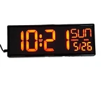 Soobest Digital Wall Clock With Seconds Electric Plug Auto Dst Dimmer. Fixed Price $19.99.