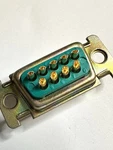 Lot Of (6): Cinch DE9P 9-PIN D-sub Male Panel Mount Connector Metal Shell Nos. Fixed Price $59.00.