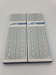 Two Elegoo 830 Tie Point Solderless Breadboard Prototype Pcb White Adhesive Back. Fixed Price $18.00.