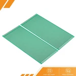 2PACK 8.7" X 3.9" Pcb Circuit Prototype Perfboard Solder Green. Fixed Price $15.01.