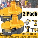 2X 7.0AH 18V For Dewalt Battery DC9096-2 DC9098 DC9099 DC9181 DC9180. Fixed Price $32.99.