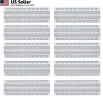 Mcigicm 10PCS Breadboard 830 Point Solderless Prototype Pcb Kit. Fixed Price $30.66.