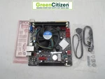Biostar H61MGV3 Ver 7.7 LGA1155 Matx Motherboard Pentium G2140 8GB Ram. Fixed Price $49.99.