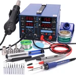 853D 2A Usb Smd Hot Air Rework Soldering Iron Station, Dc Power Supply 0-15V 0-2. Fixed Price $225.62.