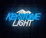 Retro Keystone Light Neon Sign Led Beer Bar Man Cave Decor Logo Mount. Fixed Price $61.75.