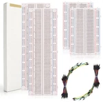 134 Pcs Solderless Breadboard Kit 2X830 2X400 Tie Points Pcb Jumper Set. Fixed Price $15.99.
