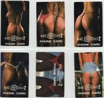 Bare Assentials Series 2, Set Of 6 Phone Cards (1994) (infinity Card). Fixed Price $25.00.