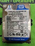 Western Digital Hdd Hard Drive Sata 2.5" Scorpio Blue WD3200BEVT-75A23T0 320GB. Fixed Price $20.00.