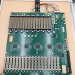 Backpanel 060-30461-0005 From Radisys PFS-340 Rev CFG1 For Philips Cath/angio. Fixed Price $900.00.