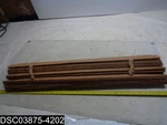 04CBZ304640 Calyx Interior Cordless Bamboo Ceylon Light Russet Roman Shade Blind. Fixed Price $46.98.