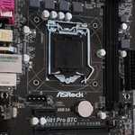 Asrock H81 Pro Btc Atx Motherboard Usb 3.0 Intel LGA1150 DDR3 On-board Audio. Fixed Price $60.00.