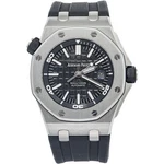 Audemars Piguet Royal Oak Offshore Diver 15703ST Ss Black Dial Auto Men's 42MM. Fixed Price $16995.00.