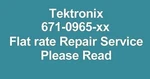 Tektronix A5 Controller Processor Board For 2465B 2467B Flat Rate Repair Service. Fixed Price $185.00.