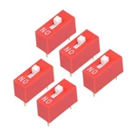 Uxcell 5 Pcs Pink Dip Switch 1POSITIONS For Circuit Breadboards Pcb. Fixed Price $10.97.