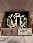 Uno Ltd Bike Helmet Zolt Mat White/black/pink Strap Brand New. Fixed Price $60.00.