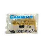 Cambion 450-3325-04-03-00 Turret Solder Press Mount Terminal Gold, Pcs. Fixed Price $48.77.