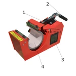 Techtongda New Red 110V Lcd Touchable Screen Mug Press Transfer Machine 15OZ. Fixed Price $127.60.