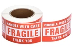 Fragile Stickers For Shipping 3IN X 2IN Handle With Care Labels (1 Roll, 500 Per. Fixed Price $8.90.