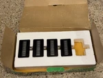 Lot Of 4 Each Ise (noritake) DP89A Digit, 7 Segment Vfd Displays W/ Sockets. Fixed Price $24.95.