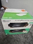 13 Oil Rubbed Bronze Led Flush Mount Twin Pack Frosted Glass Shade. Fixed Price $30.00.