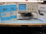 Tektronix 2430A 150 Digital Oscilloscope, P6106A 250MHZ Probes, &manuals. Fixed Price $325.00.