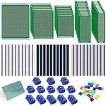 104PCS Double Sided Pcb Kit, Prototype Boards For Diy Soldering And Electr. Fixed Price $26.99.