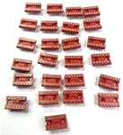 Qty 25 Quality Augat 14-PIN Wire Wrap Sockets Diy Proto Gold Center Nos. Fixed Price $38.00.
