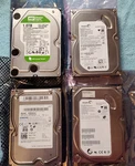 Lot Of Desktop 3.5" Sata Hard Disk Drives Hdd 1TB 640GB 160GB 80GB From 2010. Fixed Price $14.99.