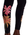 Johnny Was California Floral Embroidery Stretch Cotton Leggings Nwt Blk 115. Fixed Price $115.00.