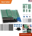 174-PIECE Pcb Circuit Prototype Kit, Double-sided Perf Boards In 6 Size.... Fixed Price $31.49.