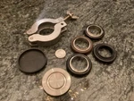 Lot Of KF-25 KF25 Vacuum Pump Neon Shop Lab Industrial Clamp Amd Rings. Fixed Price $16.77.