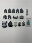 (7) Logitech Pin Female To PS/2 Adapter P/n 500378-01.(7PC)+(9 Others) B52. Fixed Price $70.00.