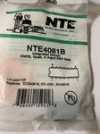 NTE4081B - Integrated Circuit Cmos, Quad 2 Input And Gate. Fixed Price $14.95.